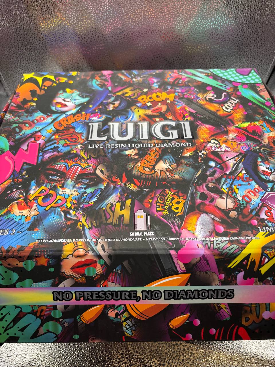 •$675 #luigi – disposable with 1 preroll (1 box : 50 piece & 50 preroll)