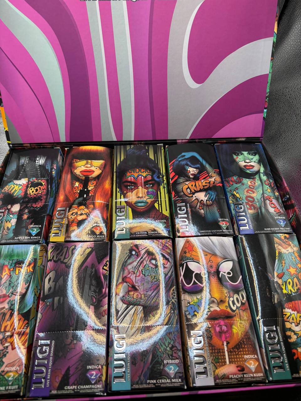 •$675 #luigi – disposable with 1 preroll (1 box : 50 piece & 50 preroll)